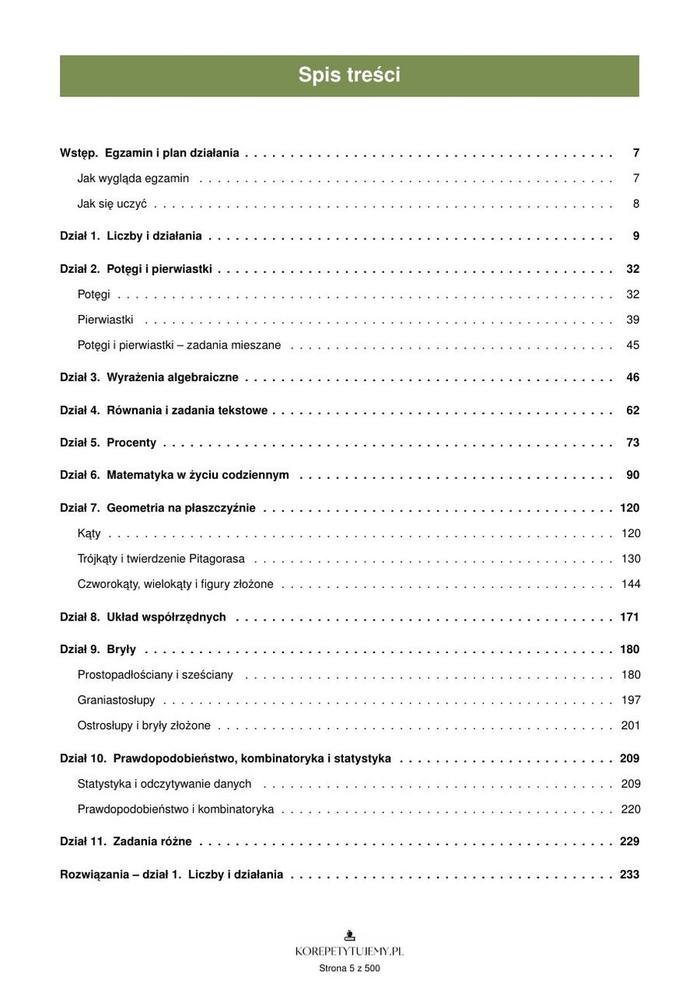 Wstęp - zbiór zadań CKE matematyka, jak wygląda egzamin