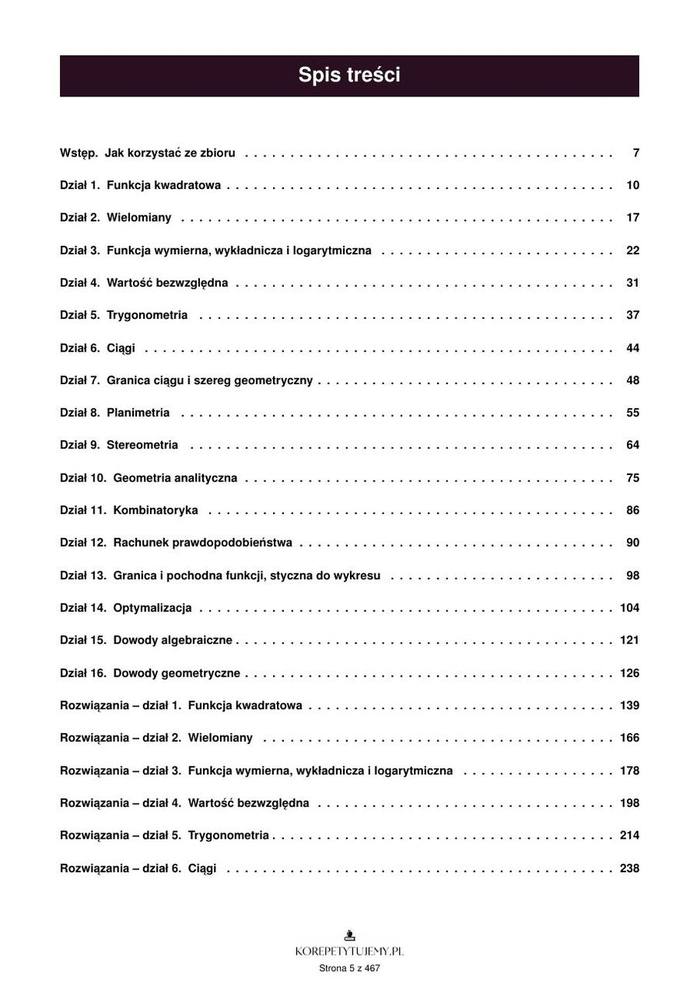 Wstęp - zbiór zadań CKE matematyka, poziom rozszerzony, jak wygląda egzamin
